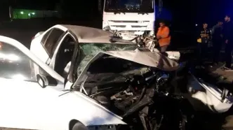 تصادف مرگبار در محور دشت ارژن به کازرون فارس؛ ۳ نفر جان باختند