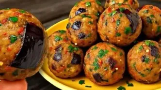 طرز تهیه یک غذای جدید و خوشمزه با بادمجان