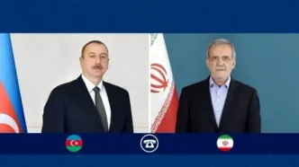 دیدار پزشکیان و الهام علی اف در آذربایجان