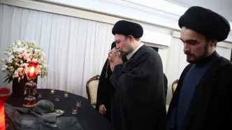 تصاویر؛ حضور سید حسن و سید احمد خمینی در منزل سردار سلامی