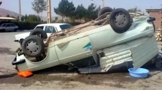 واژگونی وانت‌بار در جاده خاوران ۹ نفر مصدوم برجای گذاشت