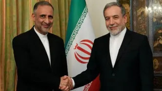 دیدار رئیس جدید نمایندگی جمهوری اسلامی ایران در اردن با وزیر امور خارجه