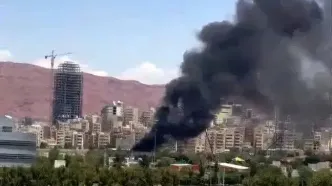 آتش‌سوزی گسترده در شهرک علمی‌ تحقیقاتی اصفهان