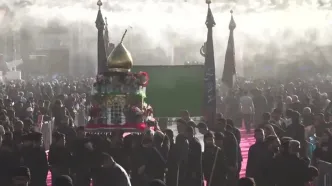 ببینید؛ عزاداری عاشورای حسینی در کربلای معلی