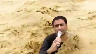 لحظه مرگ خبرنگار پاکستانی حین پخش گزارش زنده + فیلم