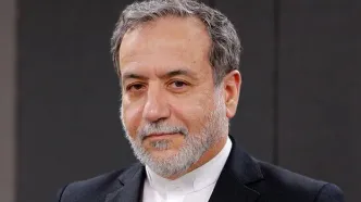 قابی از دیدار عراقچی و گوترش در اجلاس بریکس