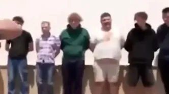 تصاویر کتک زدن شدید روس‌ها توسط آذری‌ها پس از دستگیری