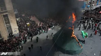 خیمه سوزان ظهر عاشورا - چهارراه گلوبندک