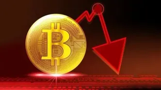 سقوط آزاد بیت‌کوین