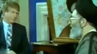 مصاحبه رهبر انقلاب با مجری آمریکایی در سال۱۳۶۶