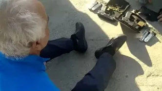 لحظۀ دستگیری بهروز احسانی‌اسلاملو