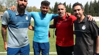 دیدار صمیمی دژاگه و استقلال