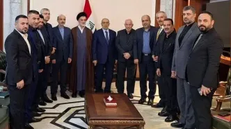 دیدار هیات پارلمانی ایران با رئیس مجلس نمایندگان و کمیته دفاع و امنیت عراق