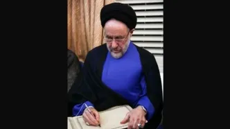 تسلیت سید محمد خاتمی در پی درگذشت احمد توکلی/ عکس