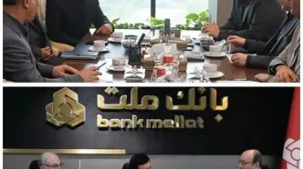 دیدار و گفت وگوی مدیرعامل بانک ملت و مدیران عامل دو خودروساز بزرگ کشور با محوریت رونق تولید و اشتغال