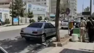 اولین فیلم از شروع درگیری در نزدیکی دادگستری زاهدان