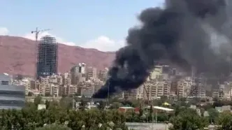 آتش‌سوزی هولناک در شهربازی باغلارباغی تبریز + عکس