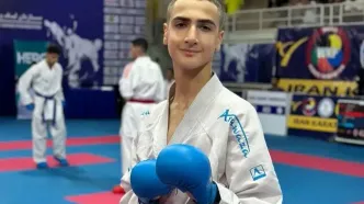 کیارش نوزاد رودپشتی از منطقه آزاد انزلی به اردوی تیم ملی کاراته دعوت شد