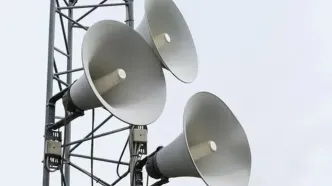 نصب بلندگو در خیابان‌های تهران