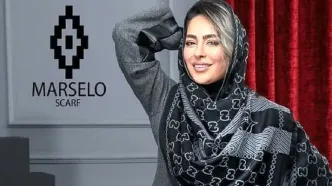 تیپ متفاوت سمانه پاکدل در کافه‌ای دنج و ژستی عاشقانه و خاص