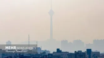 وضعیت هوای تهران قرمز شد