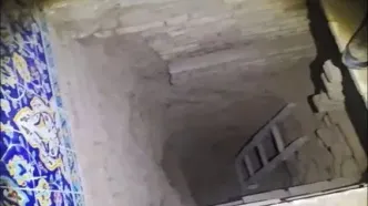 فیلمی از حفاری مشکوک در محدوده امامزاده عبدالله(ع) شهرری | حفر تونل زیرزمینی برای باردوم جنجالی شد