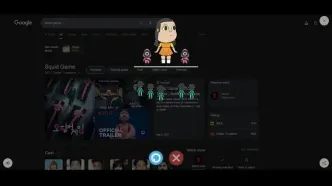 چالش Squid Game حالا در گوگل قابل بازی است!