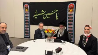 عکس؛ دیدار و گفتگوی خاخام ضد صهیونیست با عراقچی