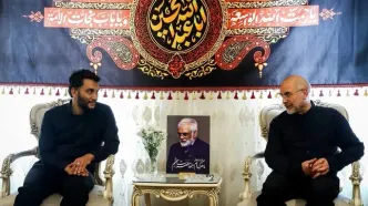 حضور قالیباف در منزل شهید طهرانچی