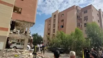 انفجار در یک مجتمع‌ مسکونی در پردیسان قم