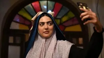 خانم بازیگرِ داش آکل، بهتر از یک مدل برای عکاسان ژست گرفت!