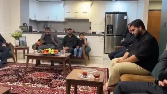 دیدار دختر مسعود پزشکیان با خانواده شهید حاجی زاده