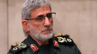 سردار قاآنی در مراسم چهلمین روز شهادت سردار سلامی