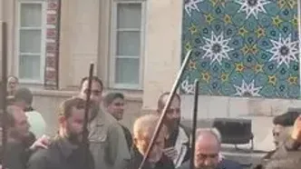 حضور مسعود پزشکیان رئیس جمهور در آئین عزاداری تاسوعا در استانداری آذربایجان شرقی
