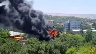 آتش‌سوزی دستگاه رنجر در شهربازی تبریز