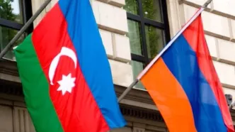 عکسی از دیدار پاشینیان و علی‌اف در ابوظبی