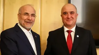 سفر قالیباف به ژنو/ گزارش تصویری