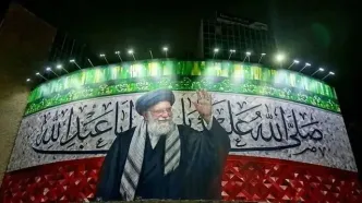 تصویر رهبر معظم انقلاب، جدیدترین دیوارنگاره میدان ولیعصر