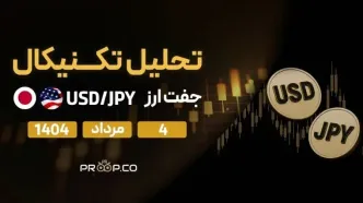 تحلیل تکنیکال روزانه جفت‌ارز دلار به ین (USD/JPY) | 4 مرداد  ۱۴۰۴