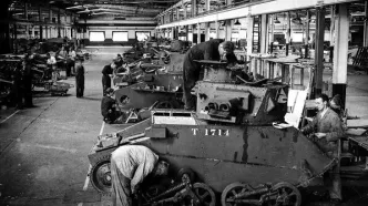کارخانه تولید تانک آلمان در جنگ جهانی دوم