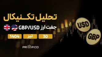 تحلیل تکنیکال روزانه جفت‌ارز پوند به دلار (GBP/USD) | 30 تیر ۱۴۰۴