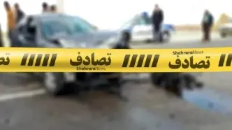 حادثه رانندگی در اصفهان؛ واژگونی سمند با ۲ مصدوم