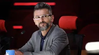 دلبری امین حیایی با لباس و آرایش زنانه!