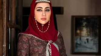 بازیگر گیلدخت با یک تیپ جذاب جلب‌توجه کرد