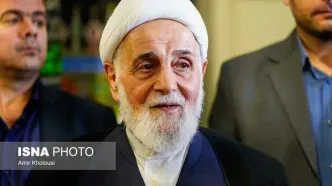 حسن خمینی، ظریف و زنگنه در مراسم محمد ناطق نوری +تصاویر