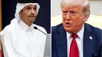 دیدار امروز ترامپ و نخست‌وزیر قطر درباره ایران