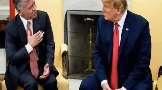 گفتگوی تلفنی ترامپ و پادشاه اردن درباره غزه و سوریه