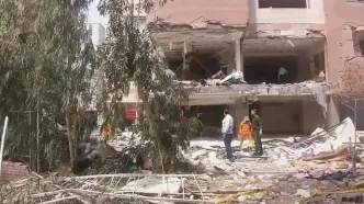 جدیدترین فیلم از محل حادثه انفجار در پردیسان قم