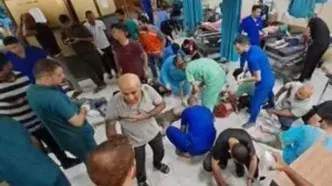 پیام تکان دهنده کادر درمان بیمارستان ناصر غزه در یک قدمی شهادت