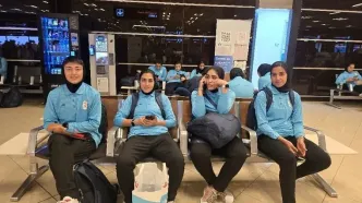 دختران فوتبال ایران وارد کشور اردن شدند